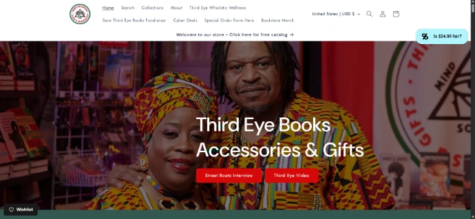 Third Eye BAG Website Home Page
